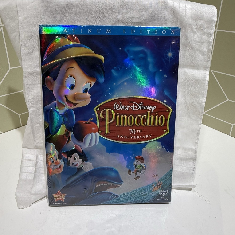 Pinocchio 70th Anniversary Platinum Edition R1 Disney - Sealed And New